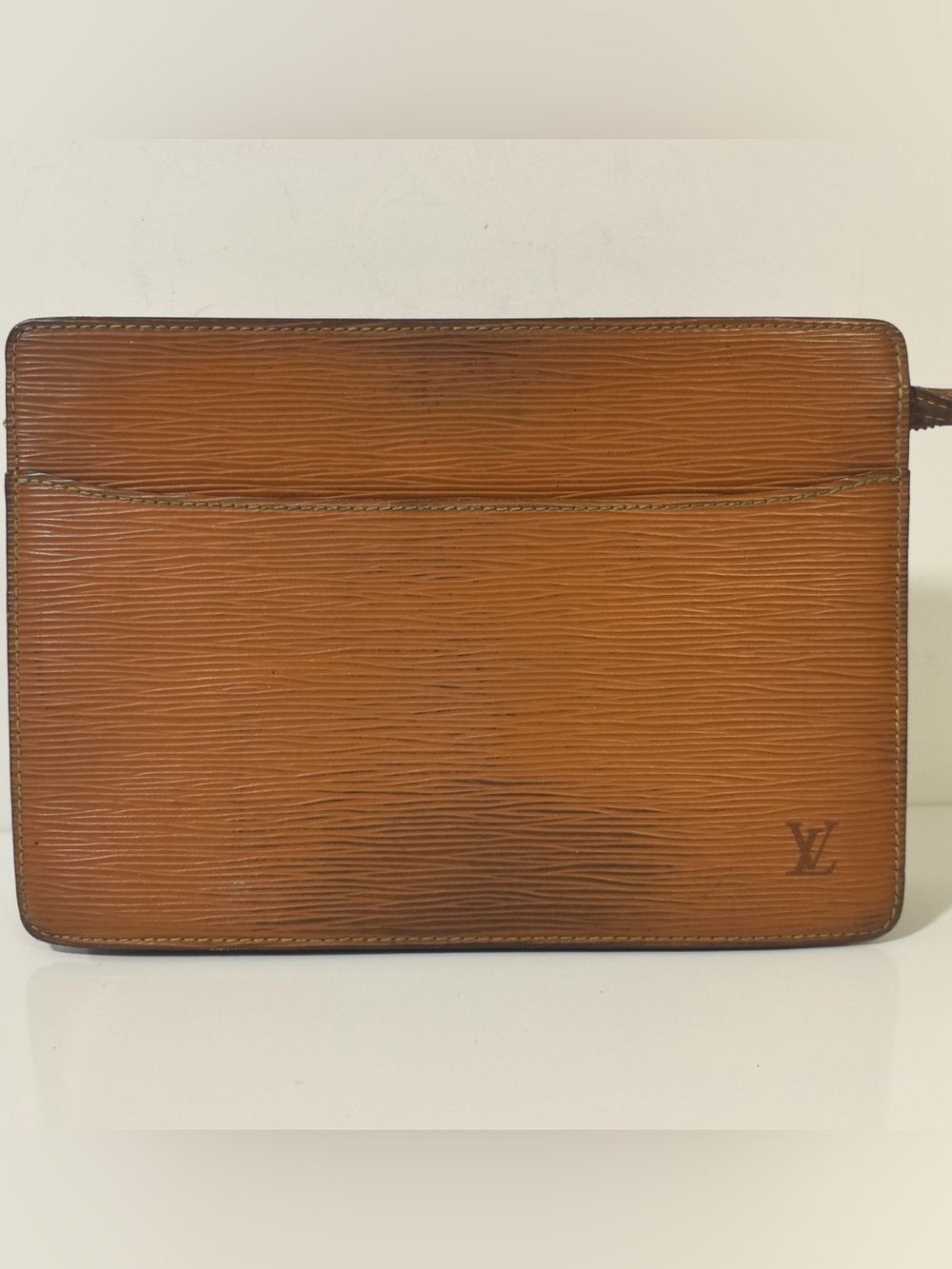Louis Vuitton Tan Epi Leather Document Sleeve